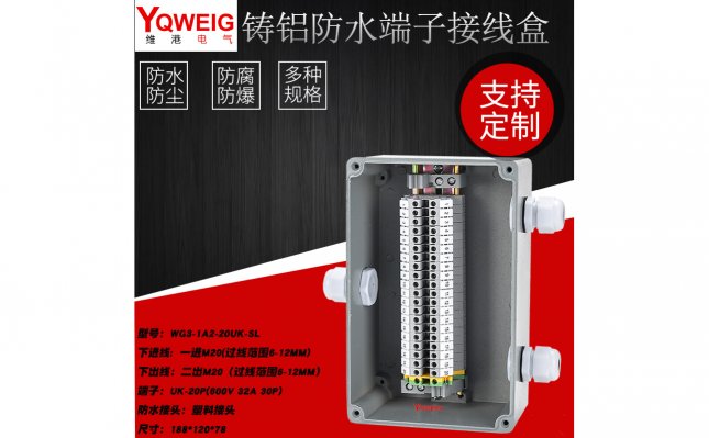 WG3-1A2-20UK-SL铸铝端子接线盒
