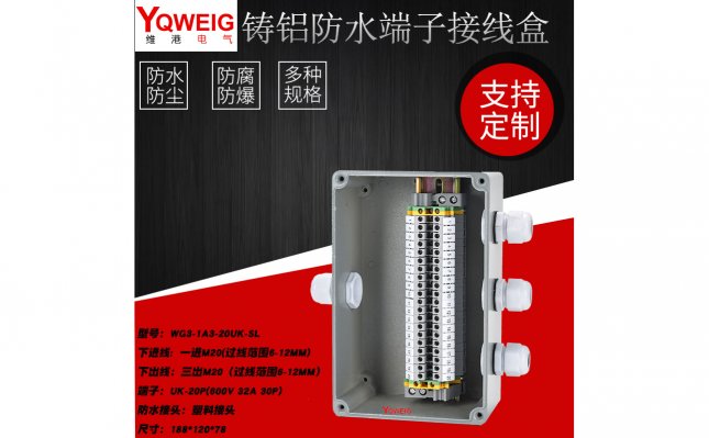WG3-1A3-20UK-SL-铸铝端子接线盒