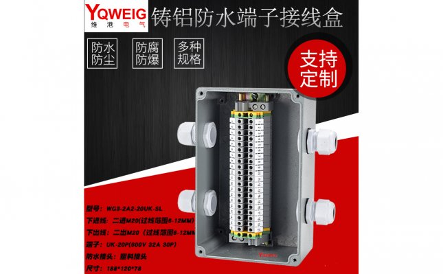 WG3-2A2-20UK-SL铸铝端子接线盒