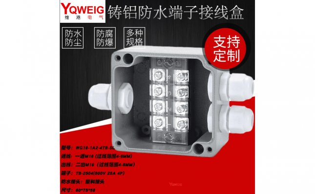 WG18-1A2-4TB-SL-铸铝端子接线盒
