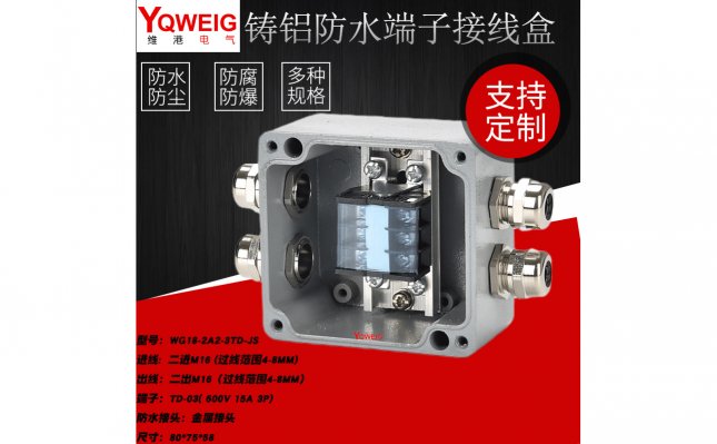 WG18-2A2-3TD-JS-铸铝端子接线盒