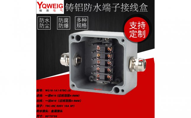 WG18-1A1-5TBC-JS-铸铝防水端子接线盒