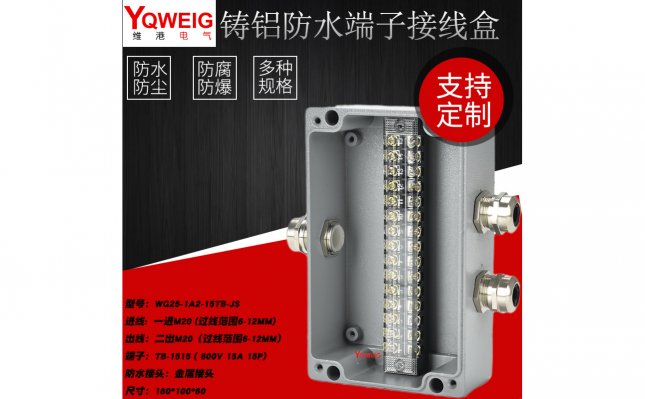 WG25-1A2-15TB-JS-铸铝端子接线盒