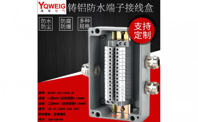 WG25-1A2-15TB-JS-铸铝端子接线盒